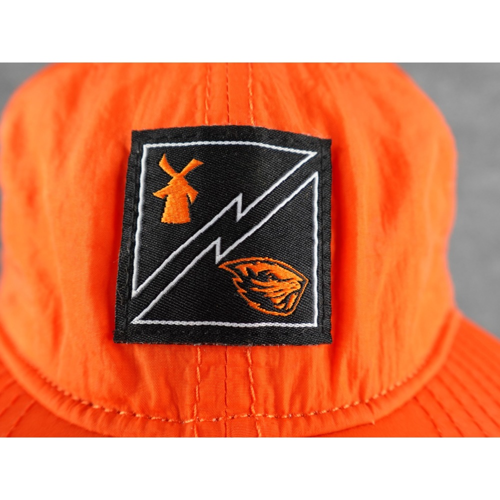 Dutch Bros Coffee Orange Snapback Baseball Cap Embroidered Logo - Picture 2 of 7